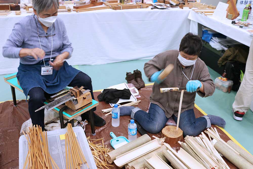 竹材から筬羽へ―竹筬の材料となる竹の加工