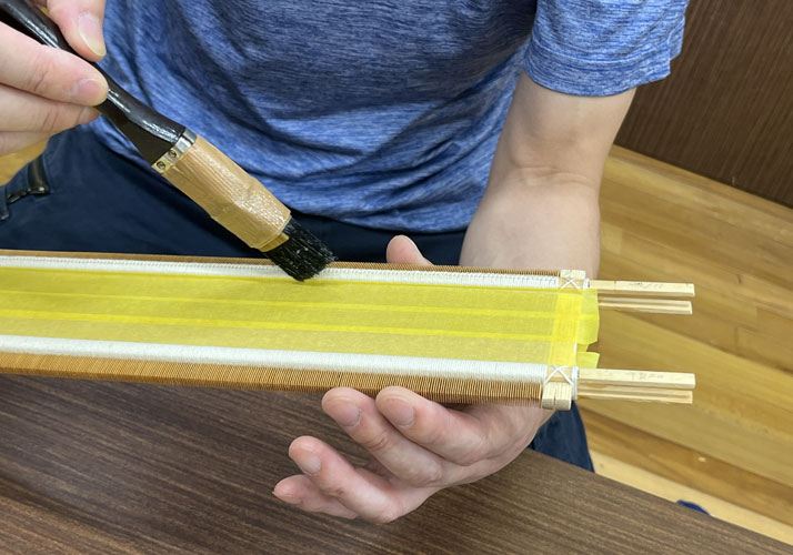 膠づけ